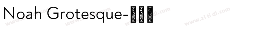 Noah Grotesque字体转换